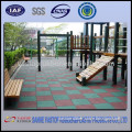 10-50mm Thick Environmently Friendly Rubber Flooring Playgrounds